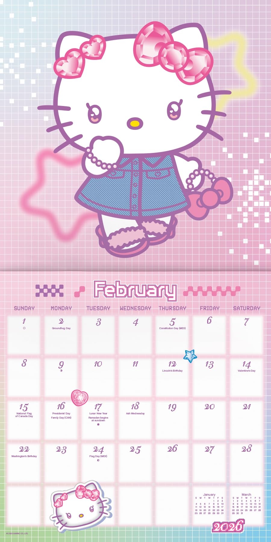 Amazon Hello Kitty Calendar 2026 Deluxe 2026 Hello Kitty 