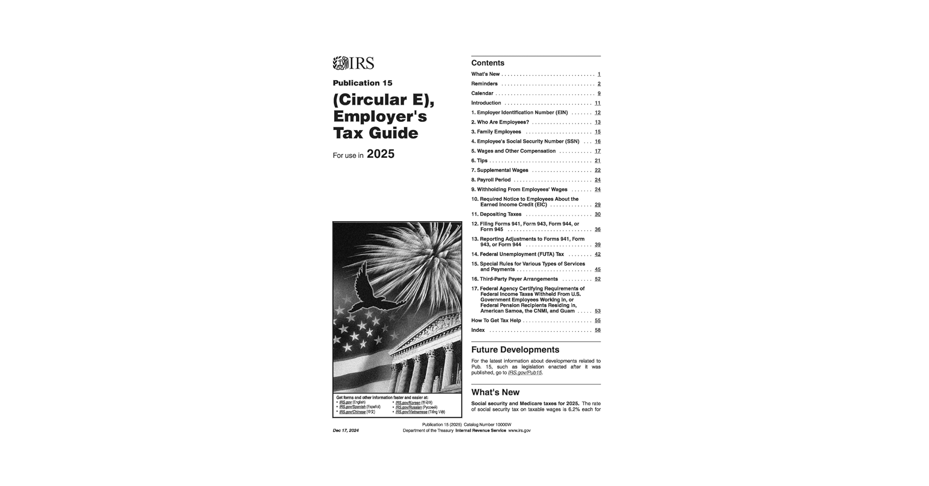 Amazon Publication 15 Circular E Employer s Tax Guide For 