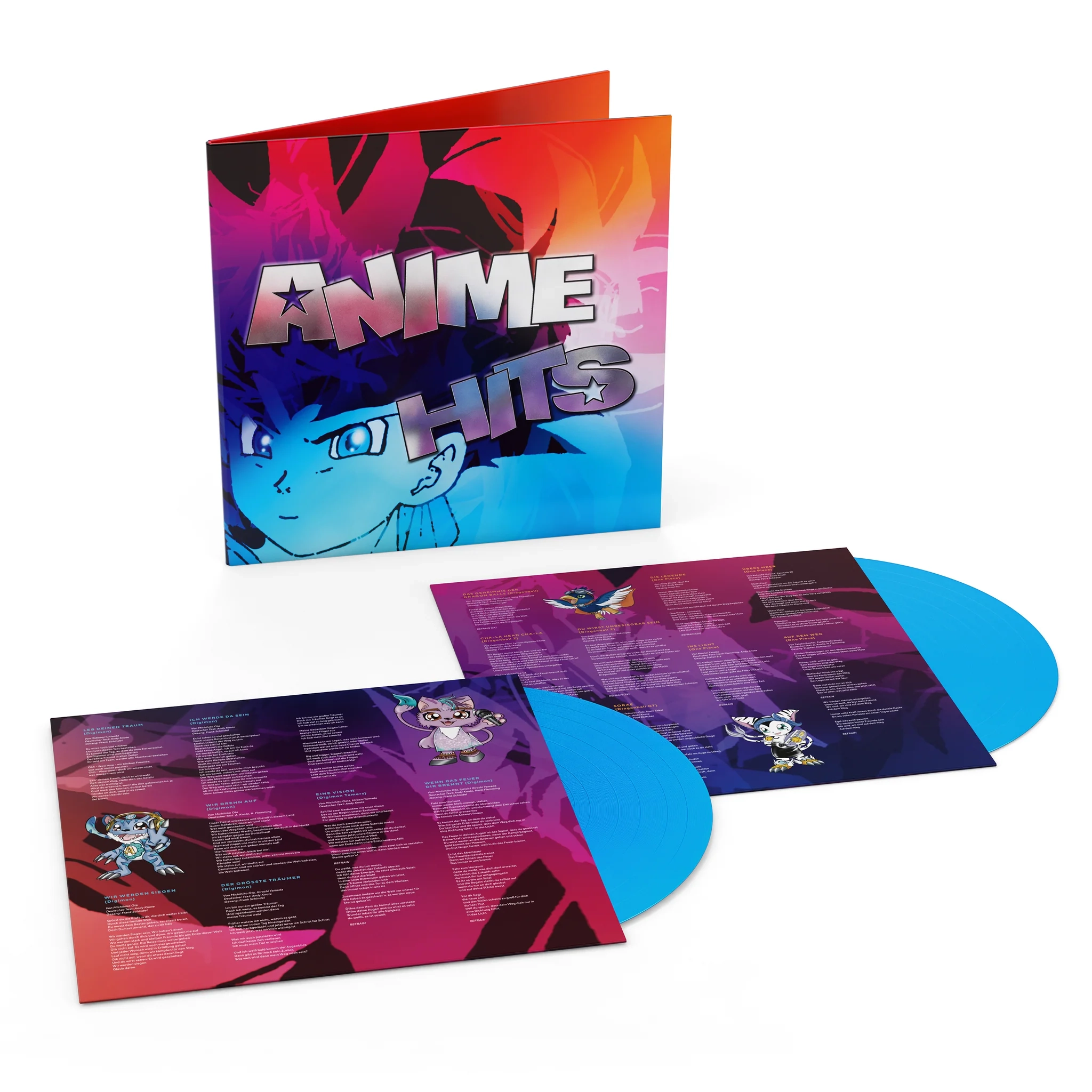 Anime Allstars Anime Hits 2xLP Vinyl Black Screen Records