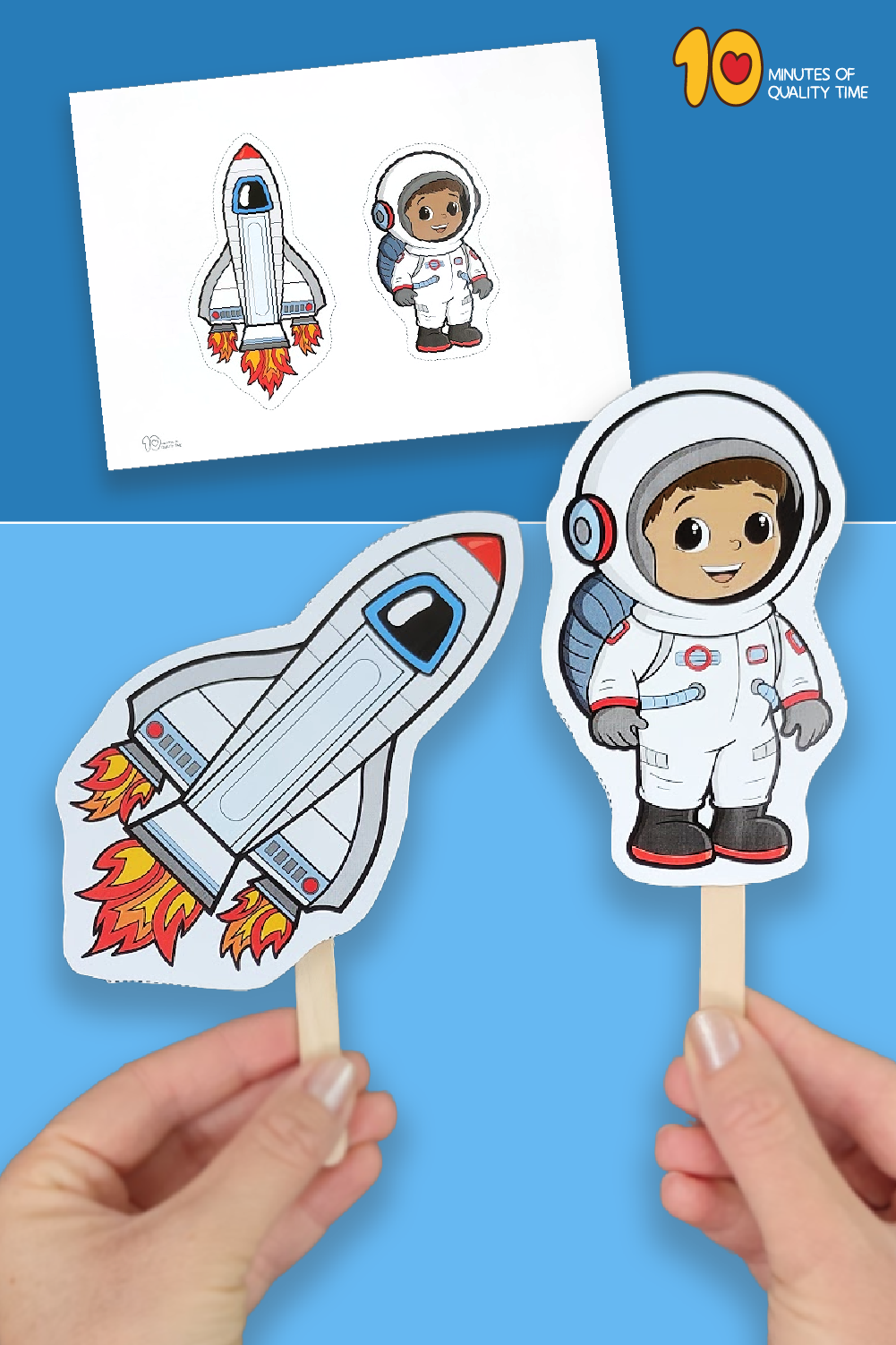 Astronaut Printable Template