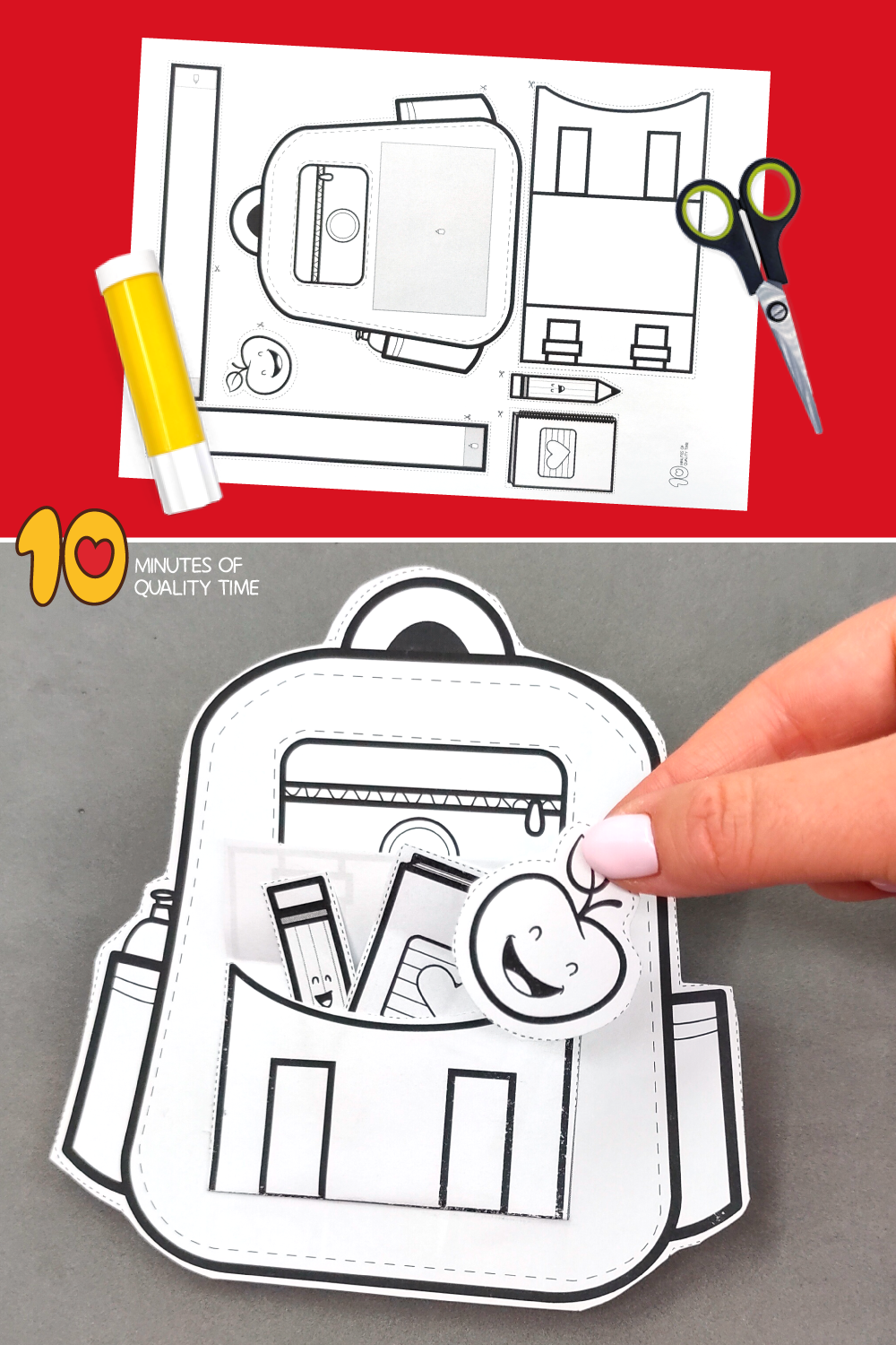 Free Printable Backpack Template