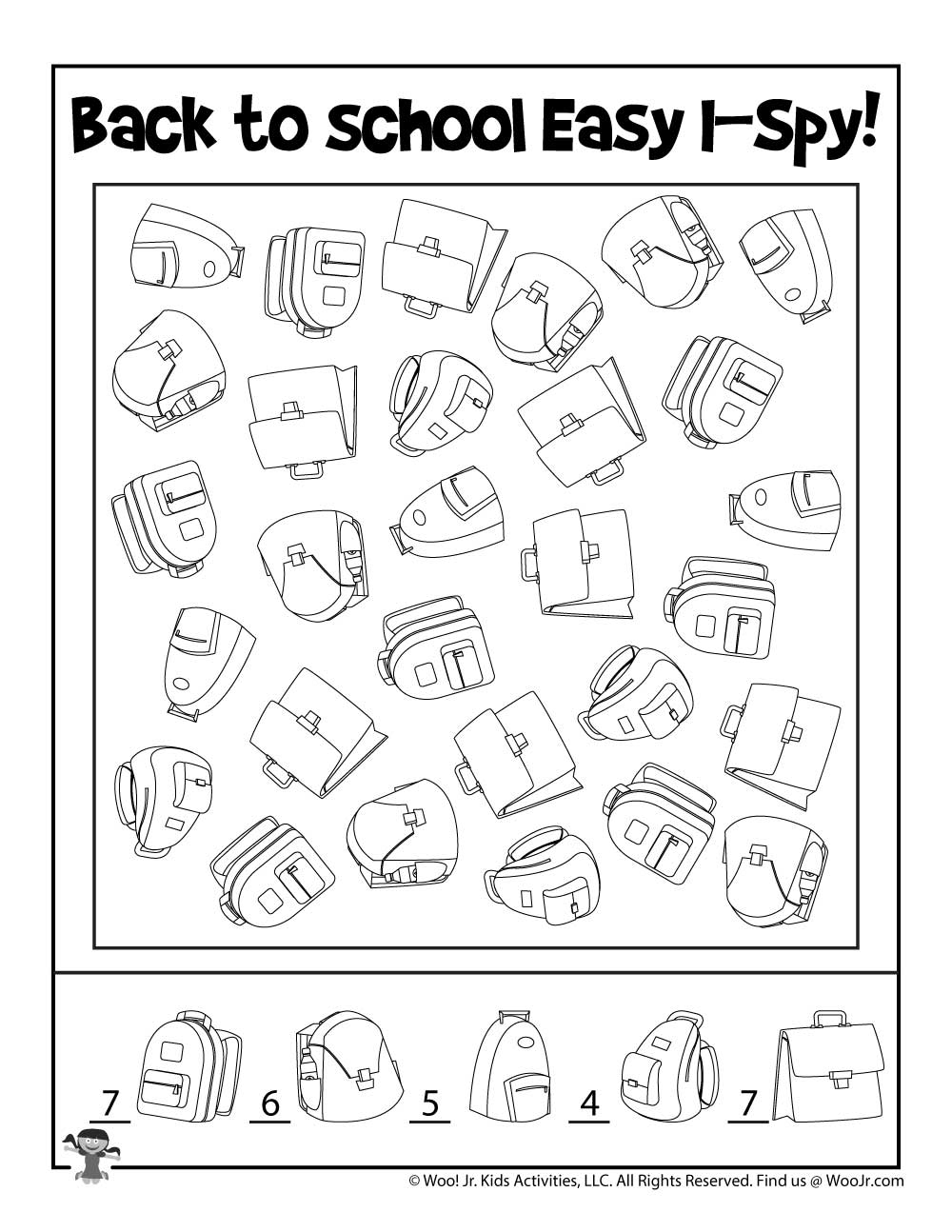 I Spy Worksheets For Kids Printable