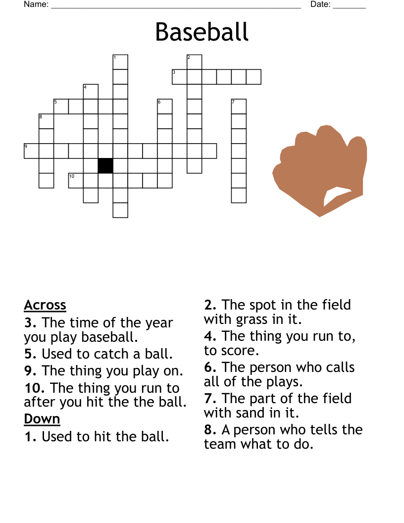 Baseball Crosswords Word Searches Bingo Cards WordMint