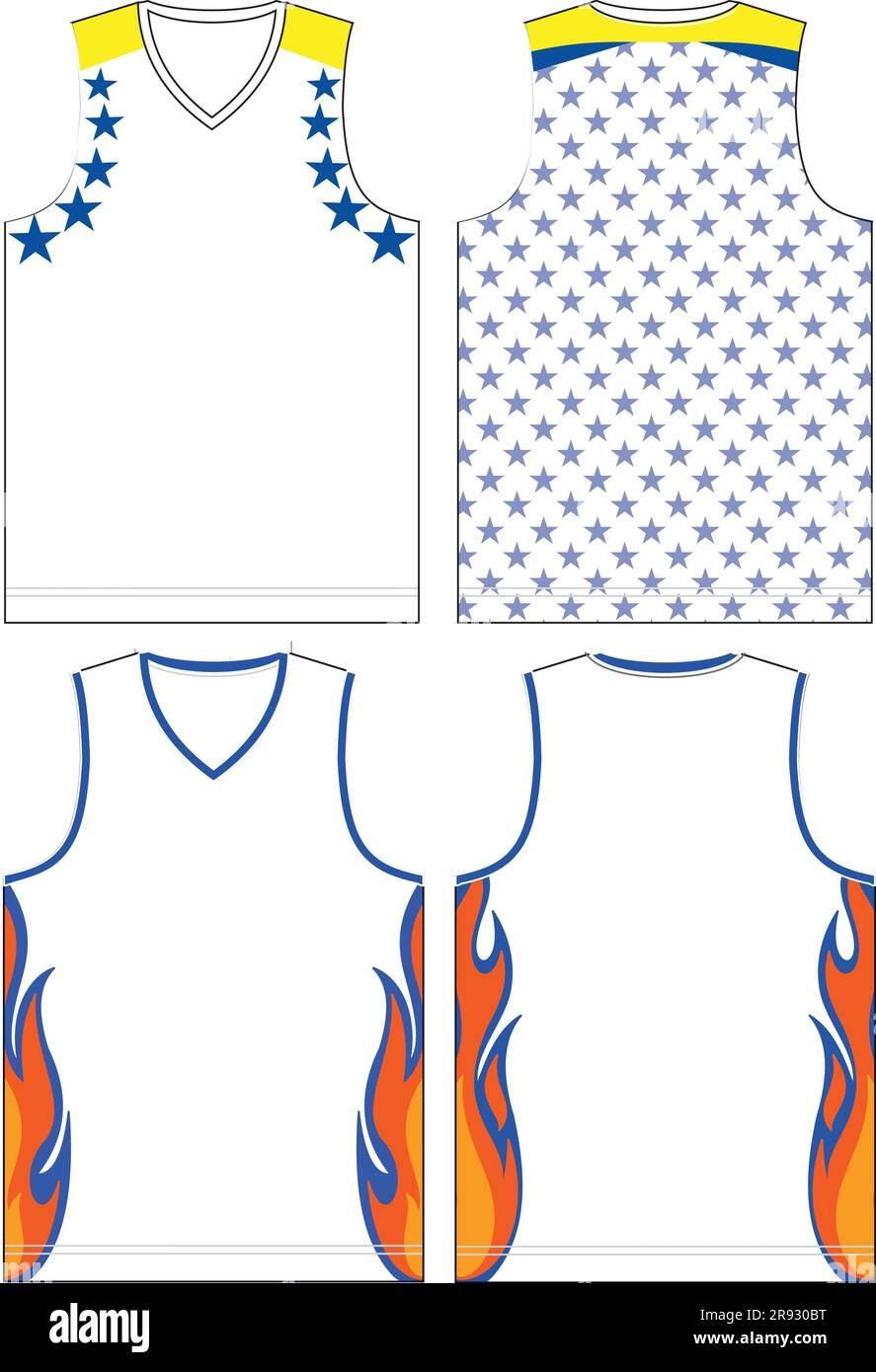 Basketball Jersey Mock Ups Templates Stock Vector Image amp Art Alamy