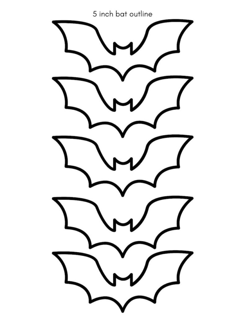 Bat Template For Halloween Crafts And Decorations OriginalMOM