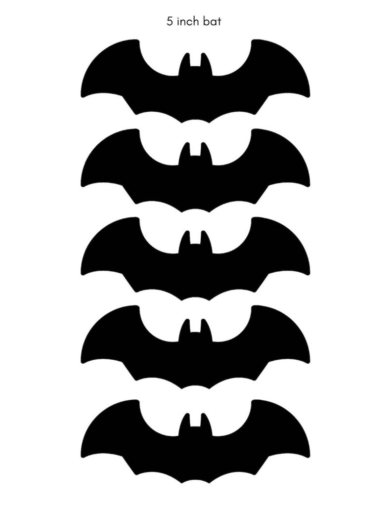 Bat Template For Halloween Crafts And Decorations OriginalMOM
