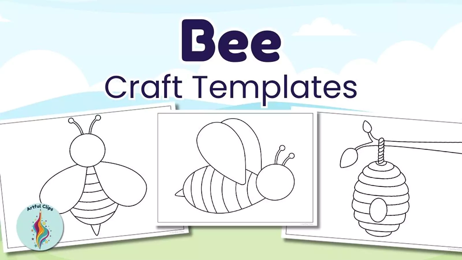 Printable Bee Template
