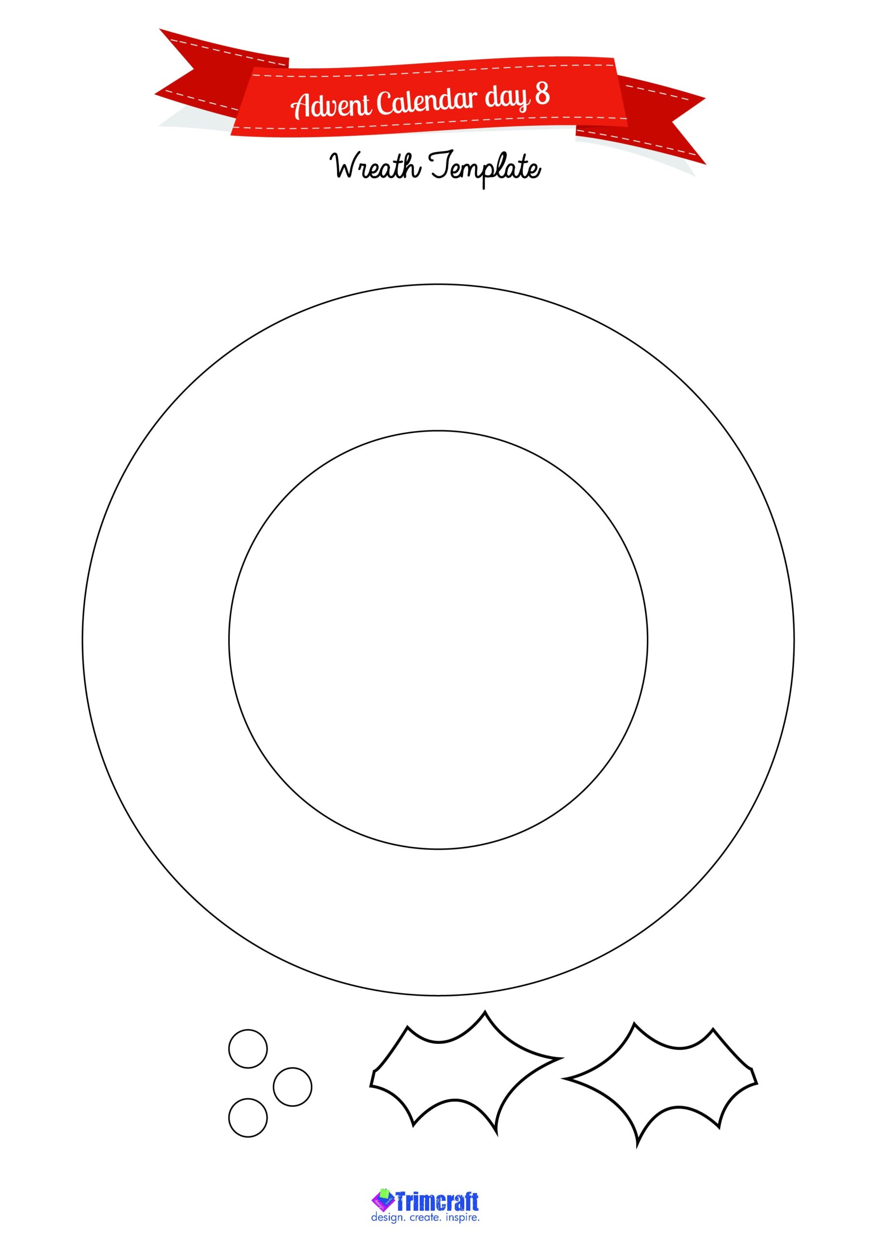 Wreath Template Printable