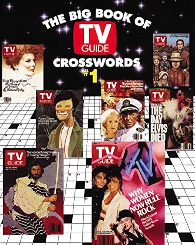 Big Book Of TV Guide Crosswords Test Your TV IQ Qith More Than 