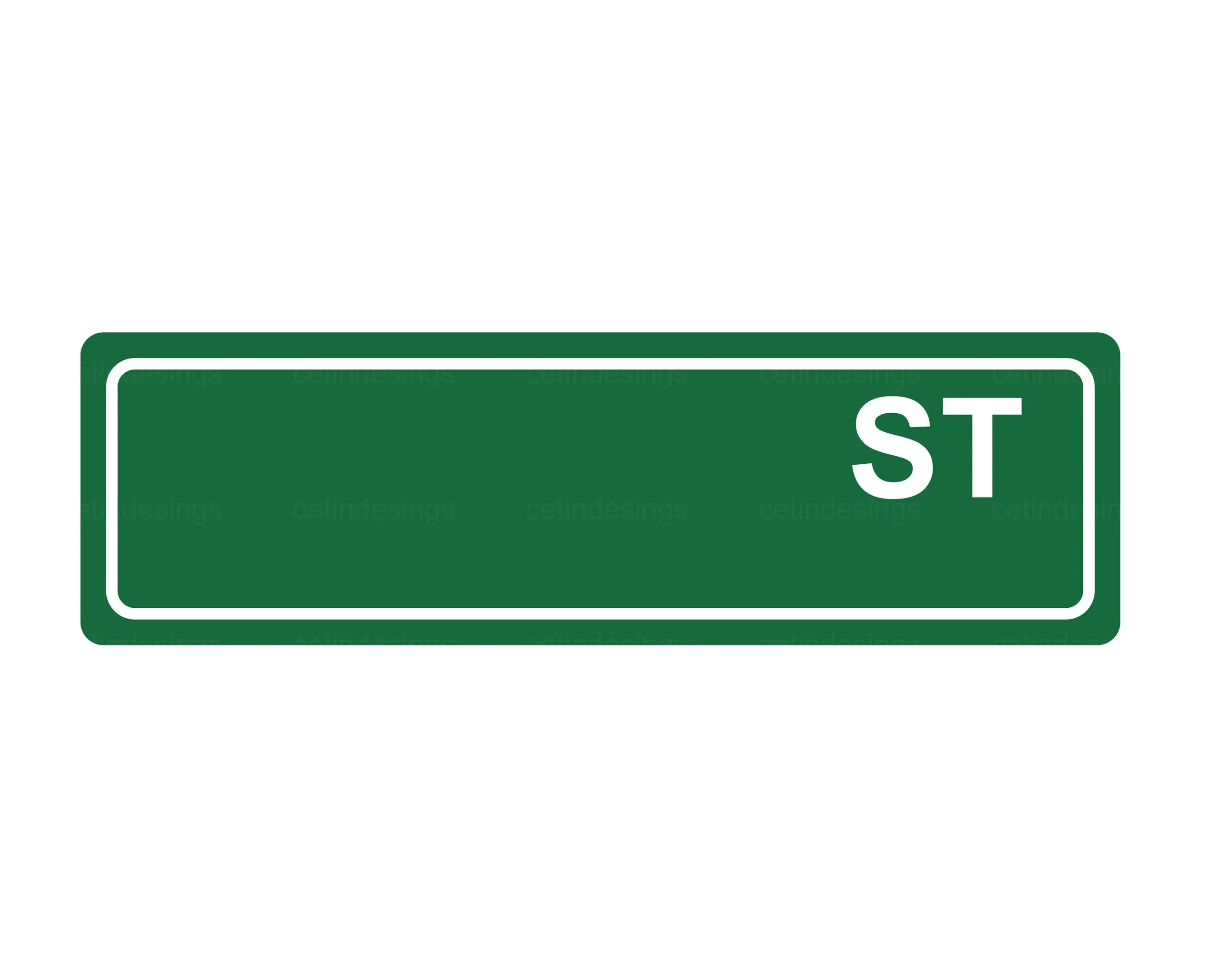 Blank Street Signs Svg Layered Blank Street Signs Cut File 