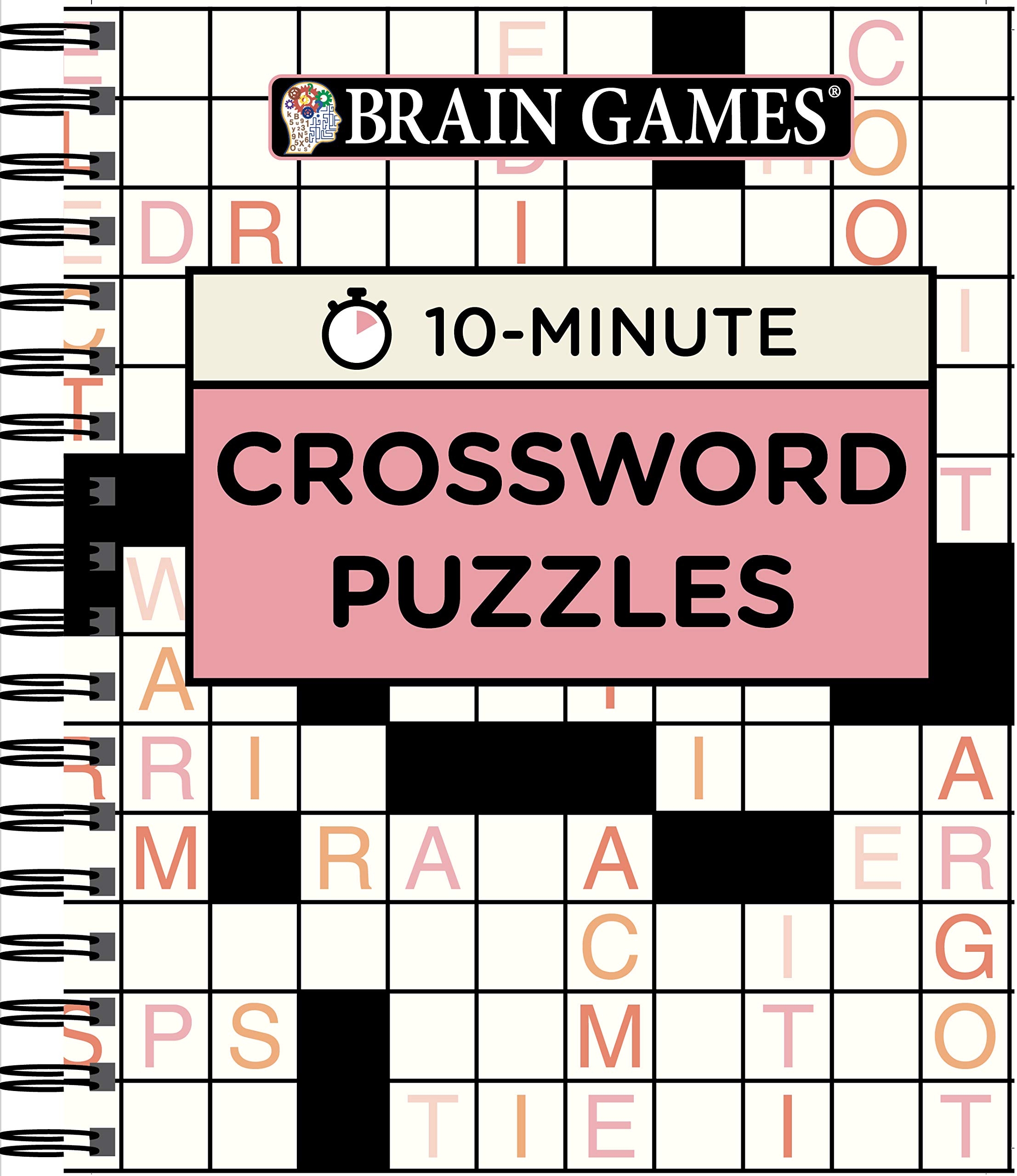 Brain Games 10 Minute Crossword Puzzles Pink Volume 2 