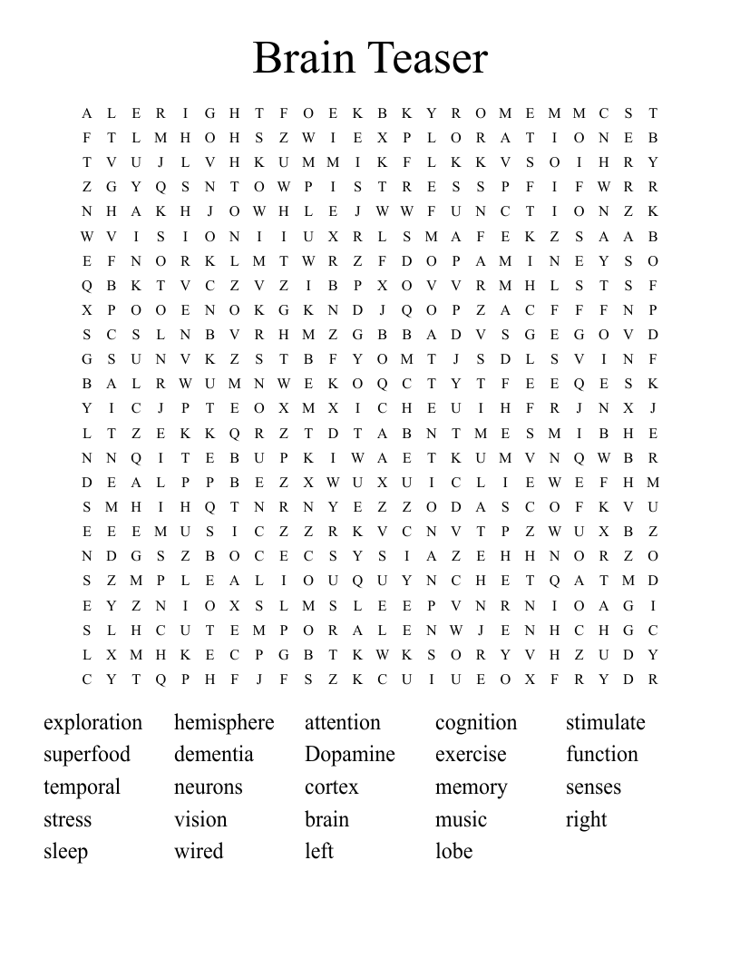 Brain Teaser Printable Puzzles For Adults