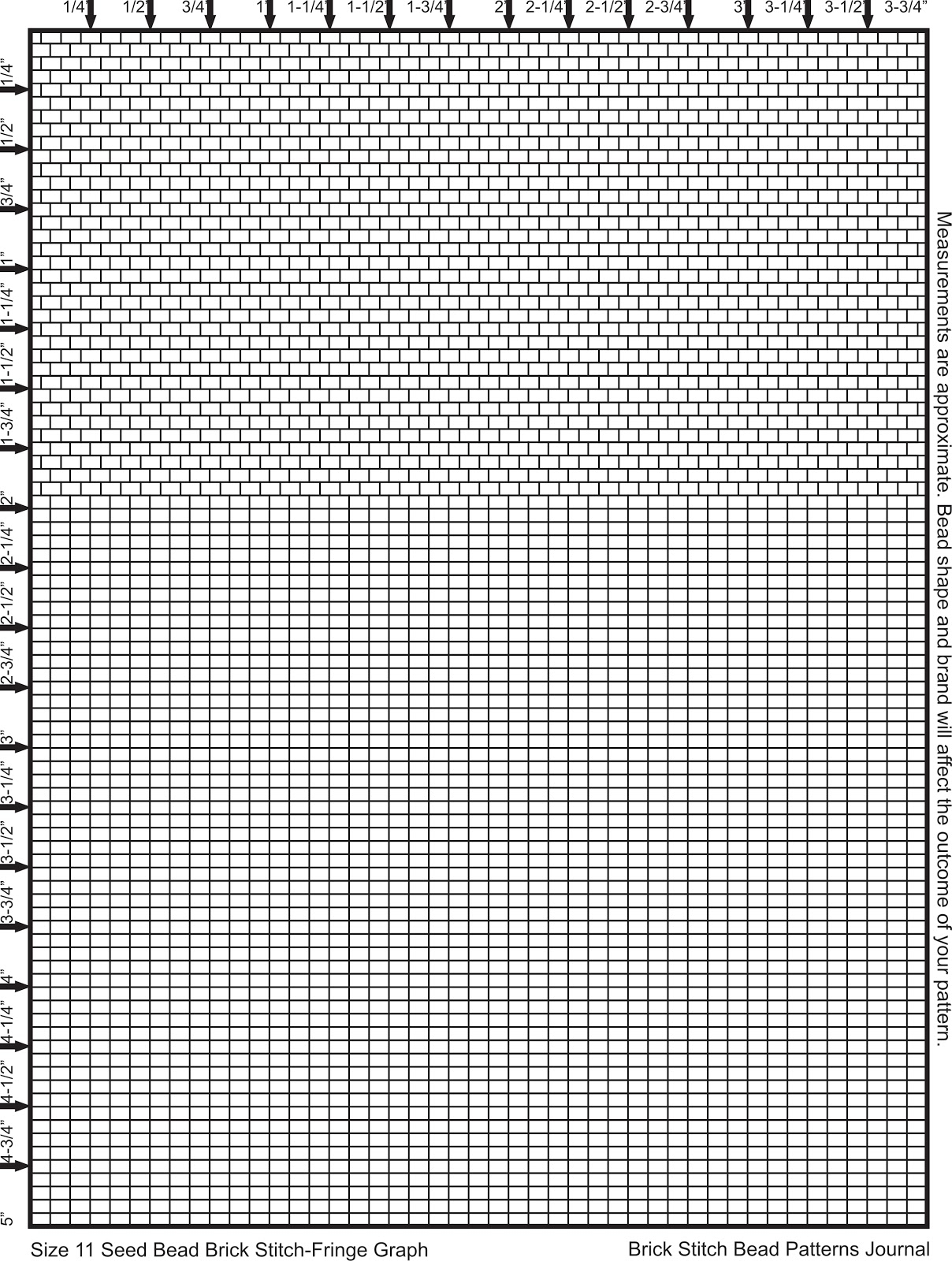 Beading Graph Paper Printable
