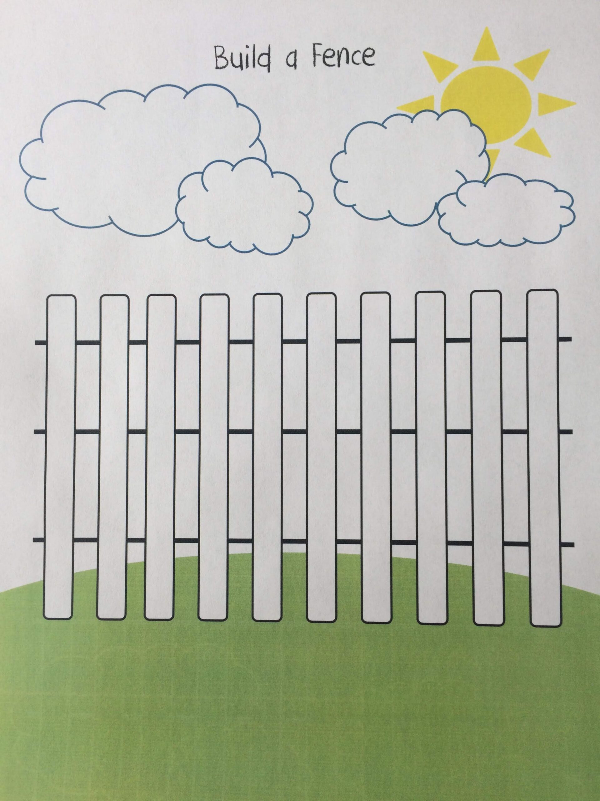 Build A Fence Math Activity Sharpening The Hearts And Minds Of 