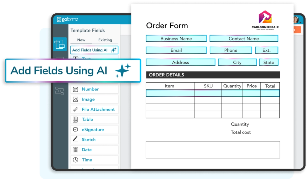 Printable Form Builder Word
