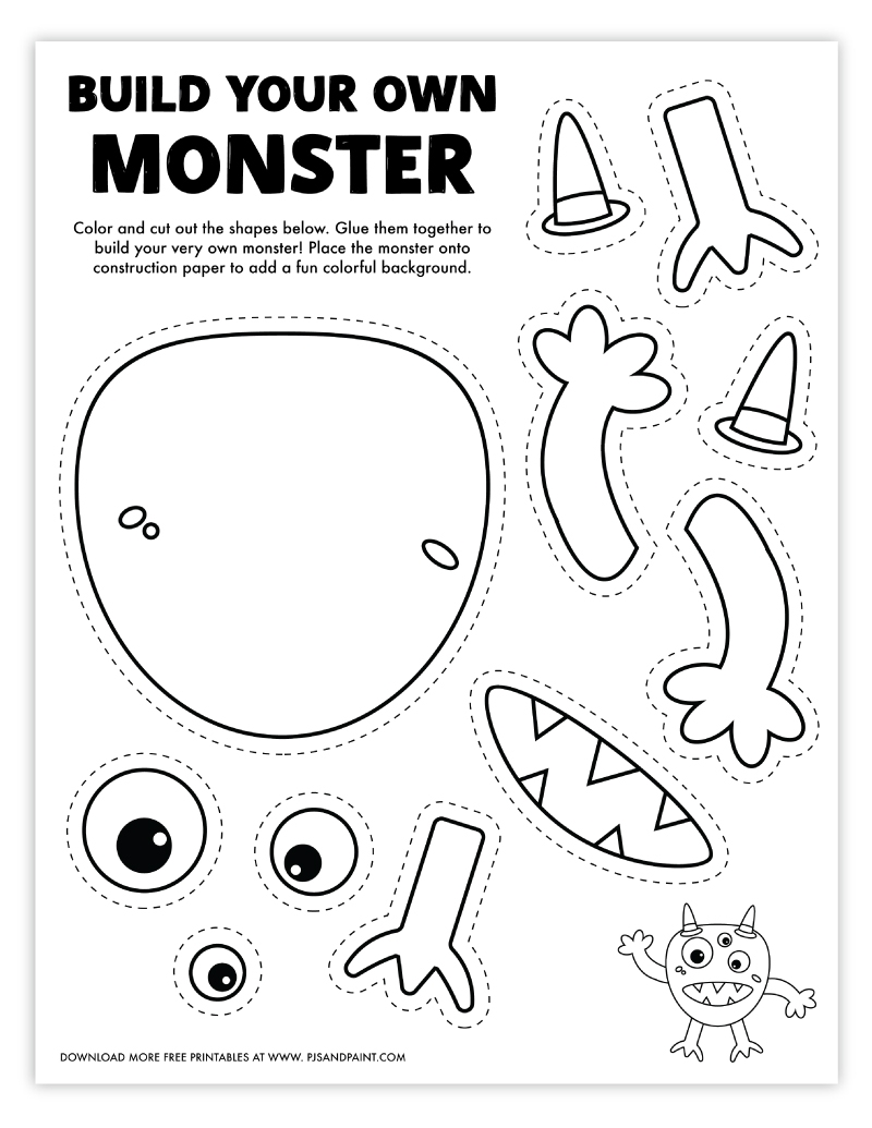 Printable Monster Template