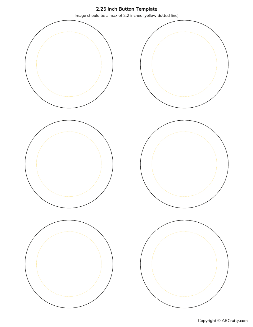 Free Printable Button Templates