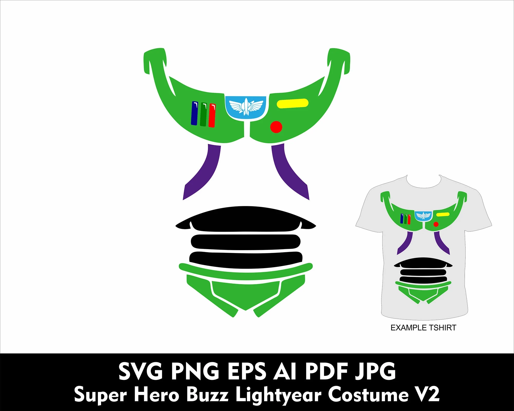 Printable Buzz Lightyear Chest Template Printable Buzz Lightyear Chest Template