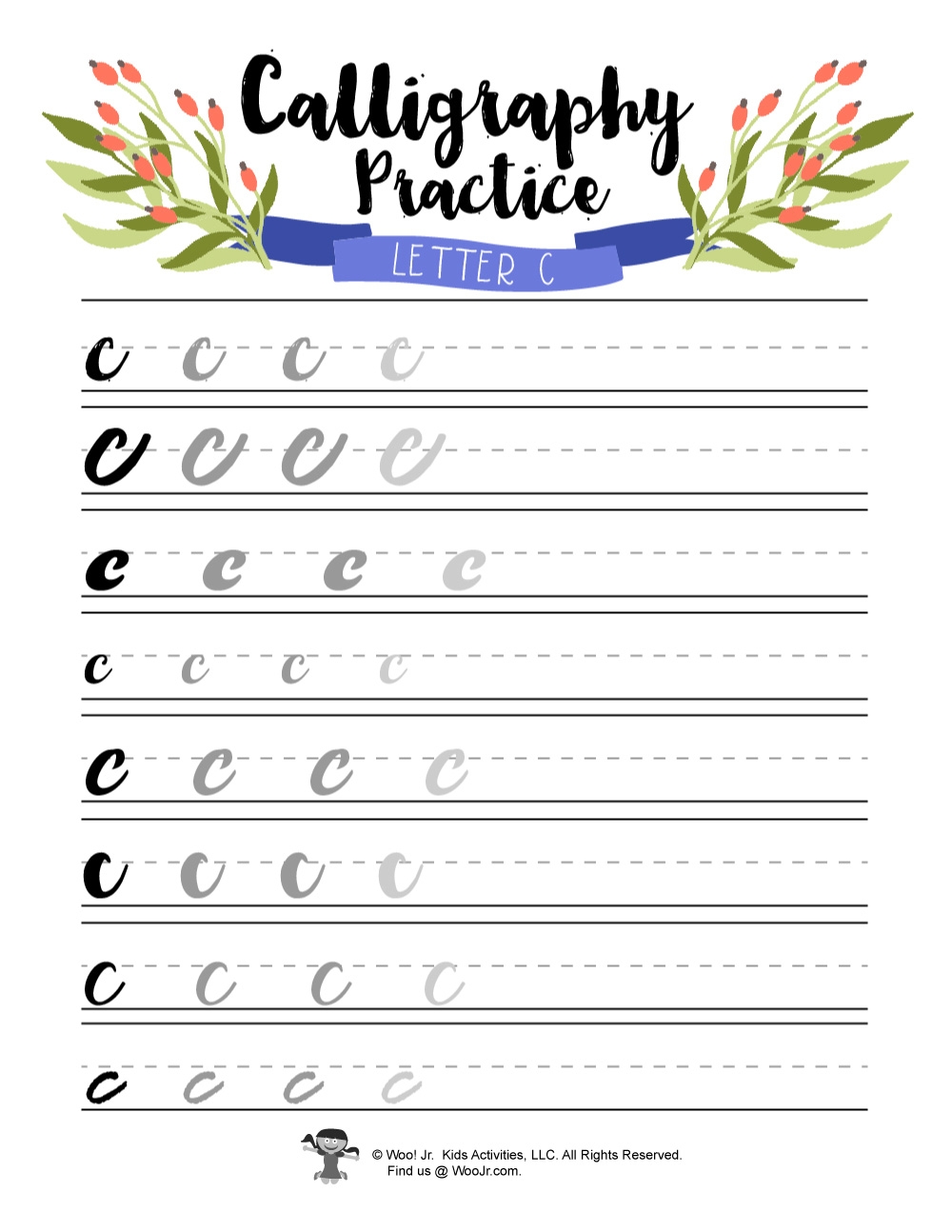Free Printable Calligraphy For Kids