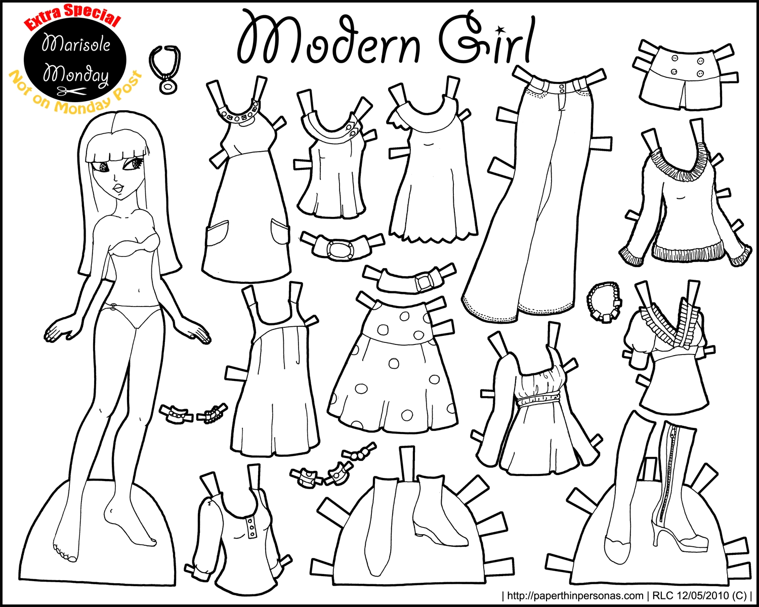 Cheap Paper Dolls To Print On Sale