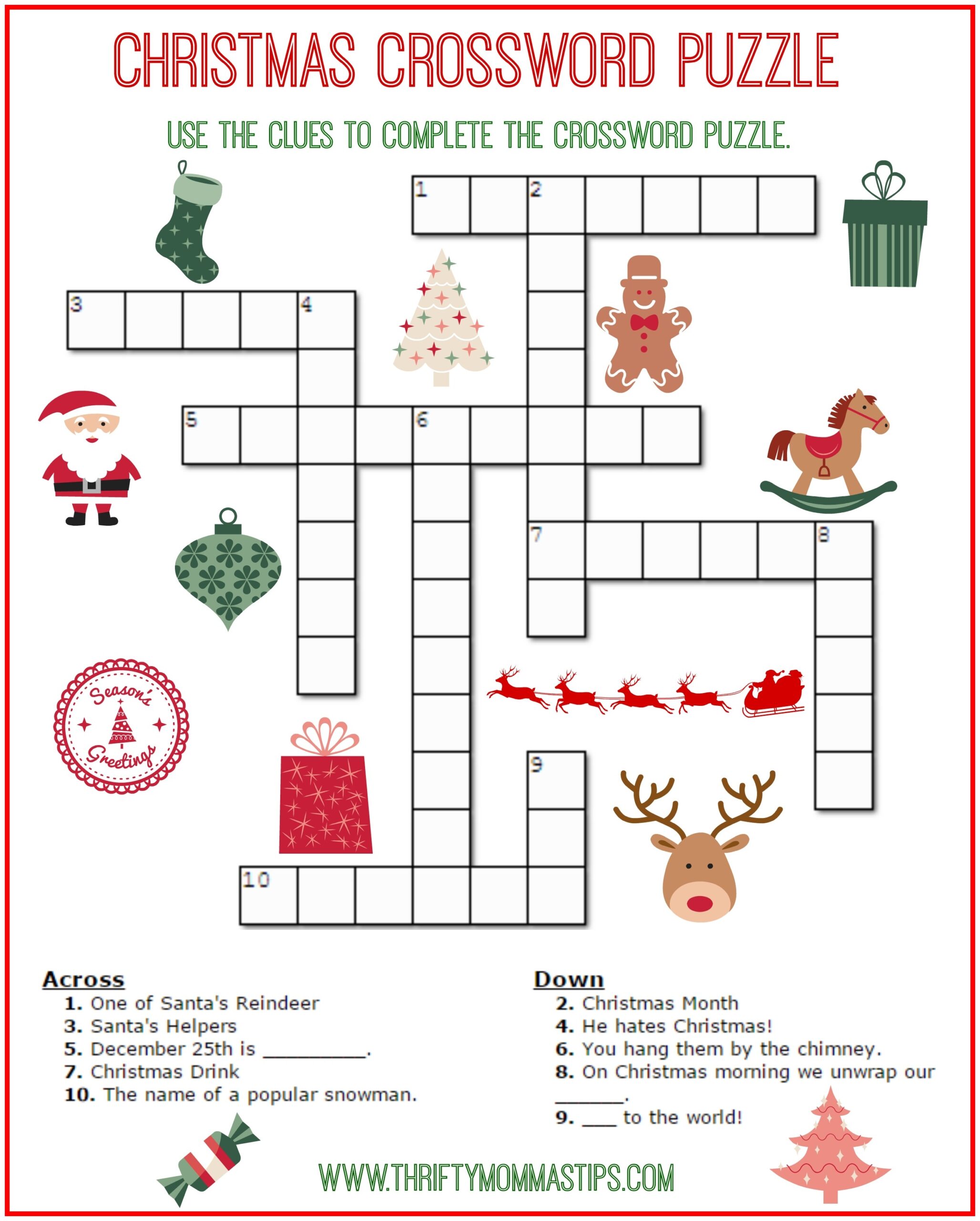 Free Crossword Puzzle Sheets