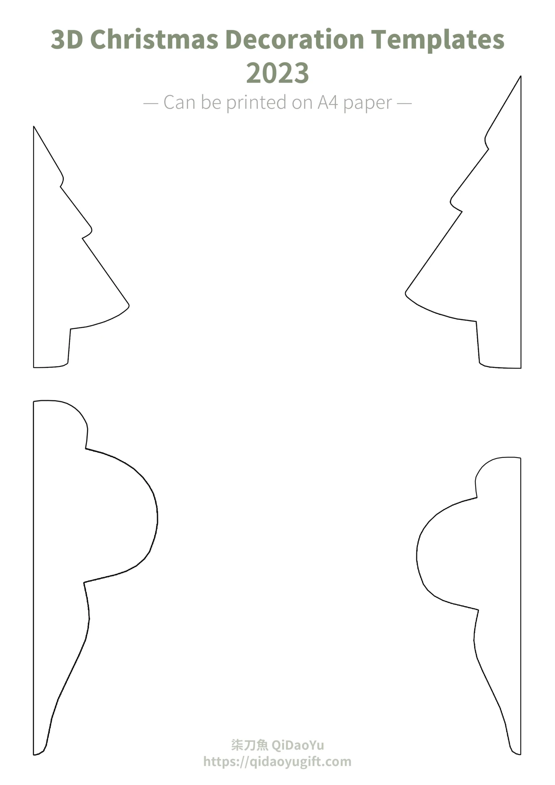 Christmas Decorating 2025 Christmas Ornament Templates 