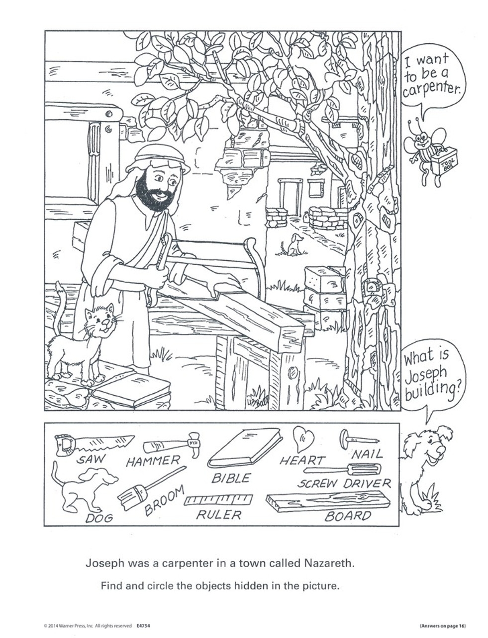 Christmas Hidden Pictures Activity Book Digital Download 