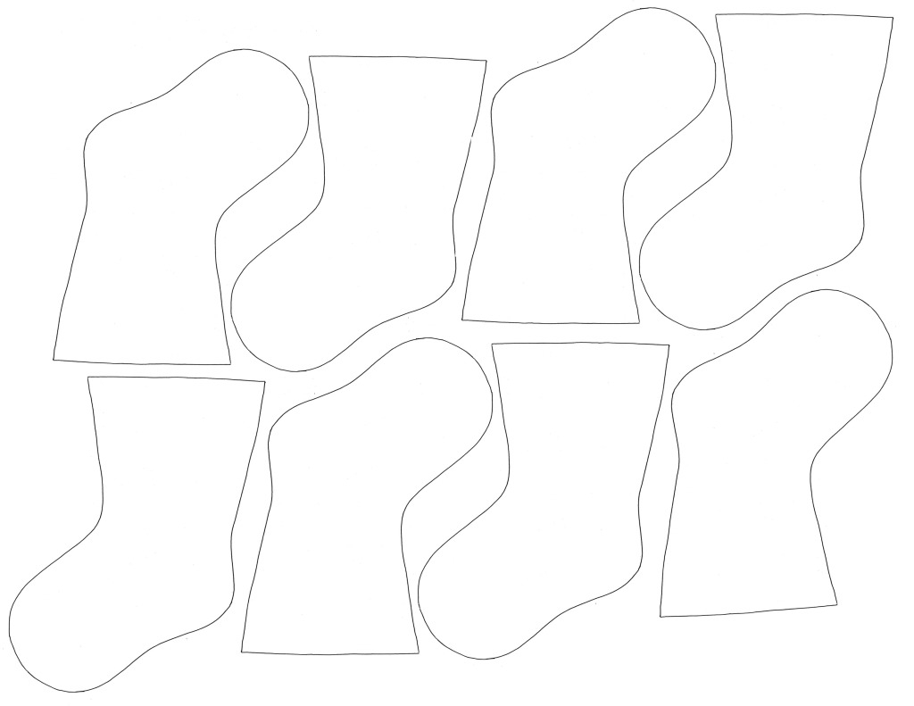 Printable Xmas Stocking Template