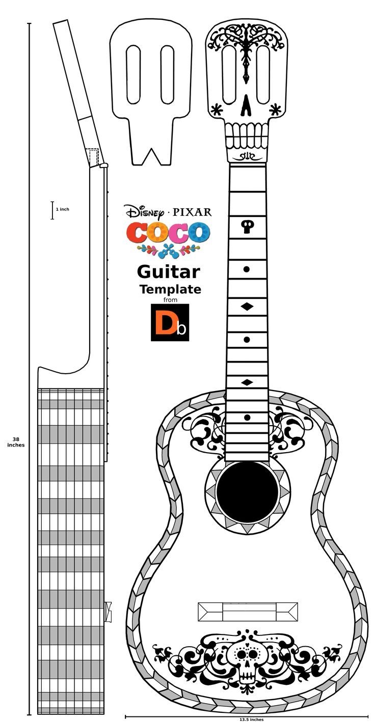 Coco Costume Guitar Coco