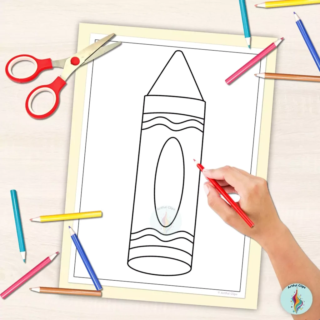 Free Printable Crayon Template
