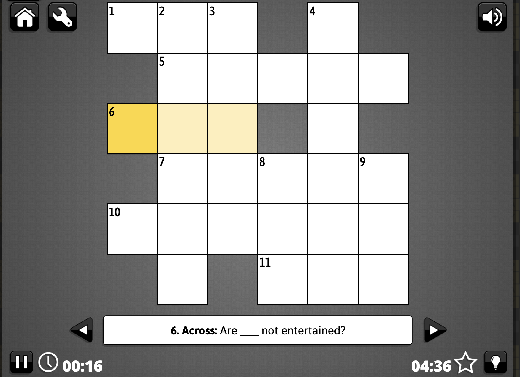 Free Challenging Online Crossword Puzzles