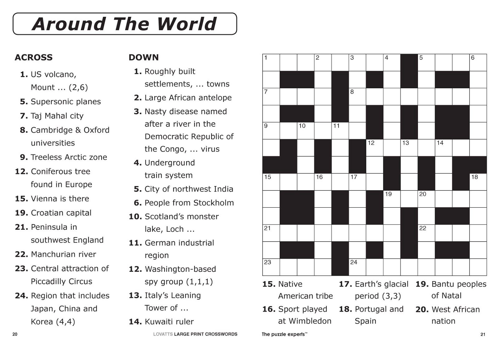Washington Post Crossword Puzzles Printable
