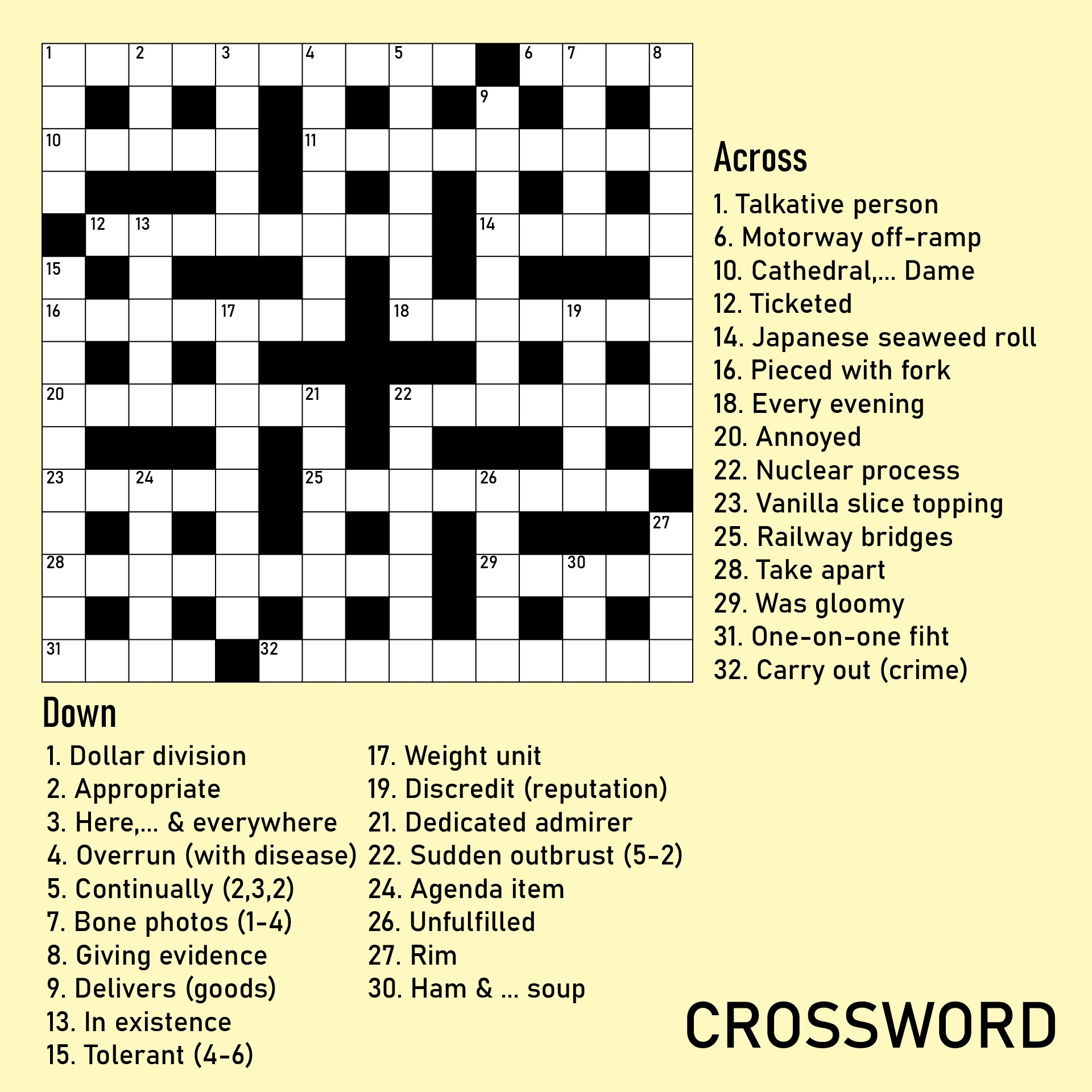 Crosswords For Adults 13 Free PDF Printables Printablee 