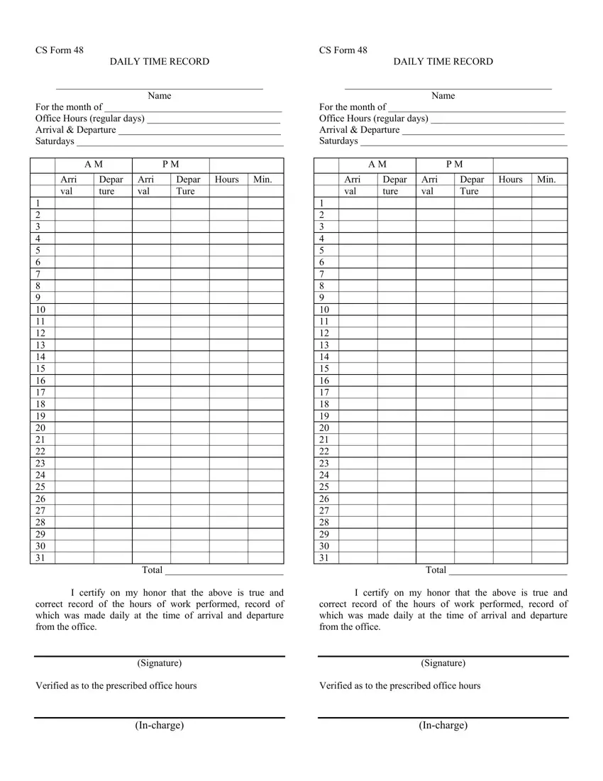 Cs 48 Form Fill Out Printable PDF Forms Online