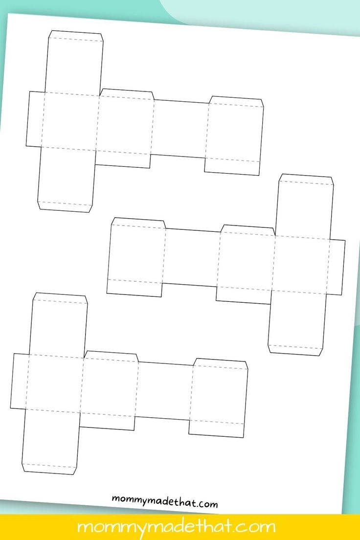 Cube Template Printable