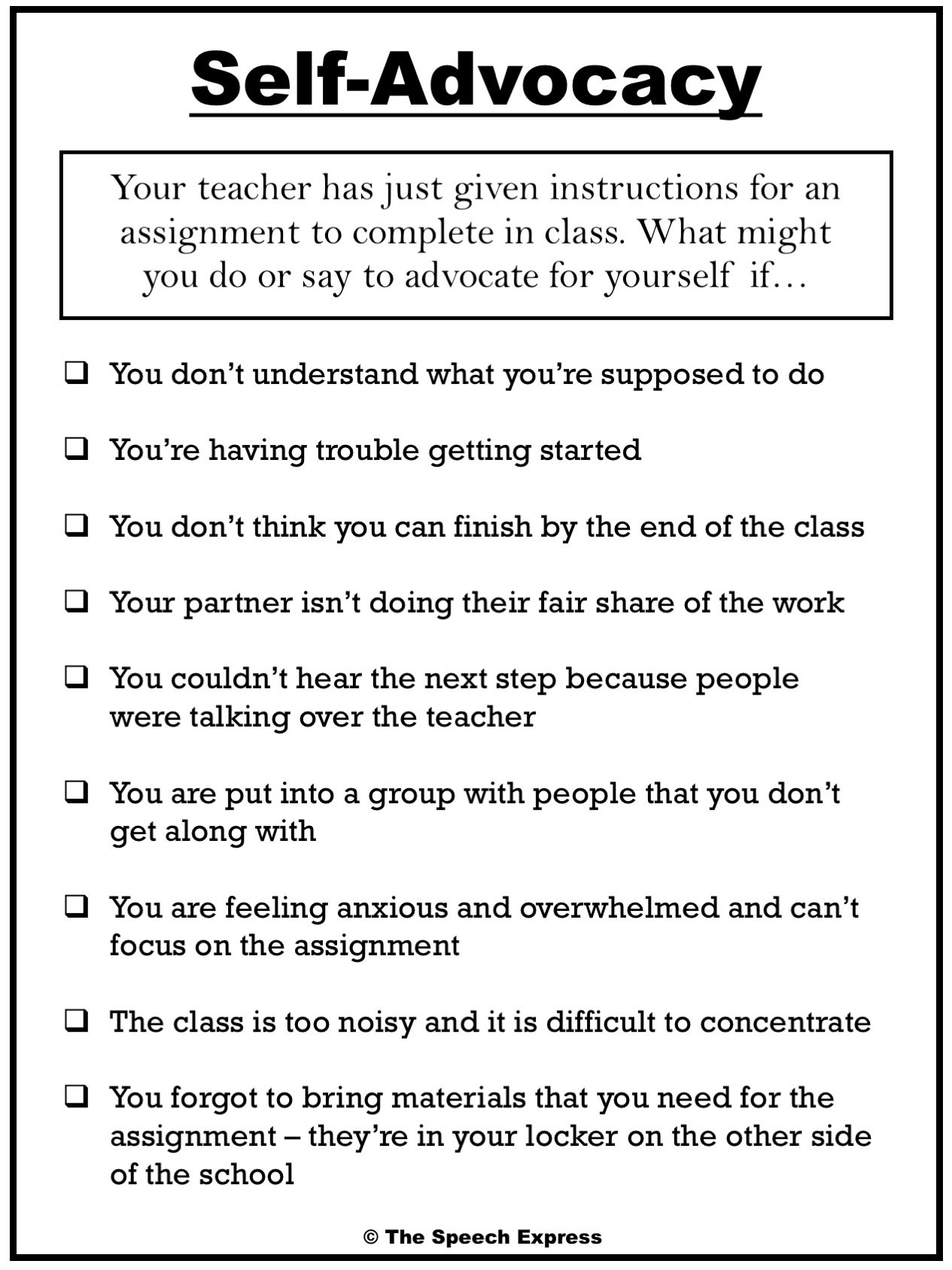 Cultivating Students Self Advocacy Skills The International 