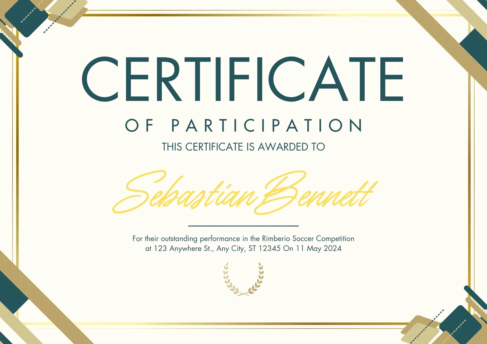 Customize 71 Football Certificates Templates Online Canva