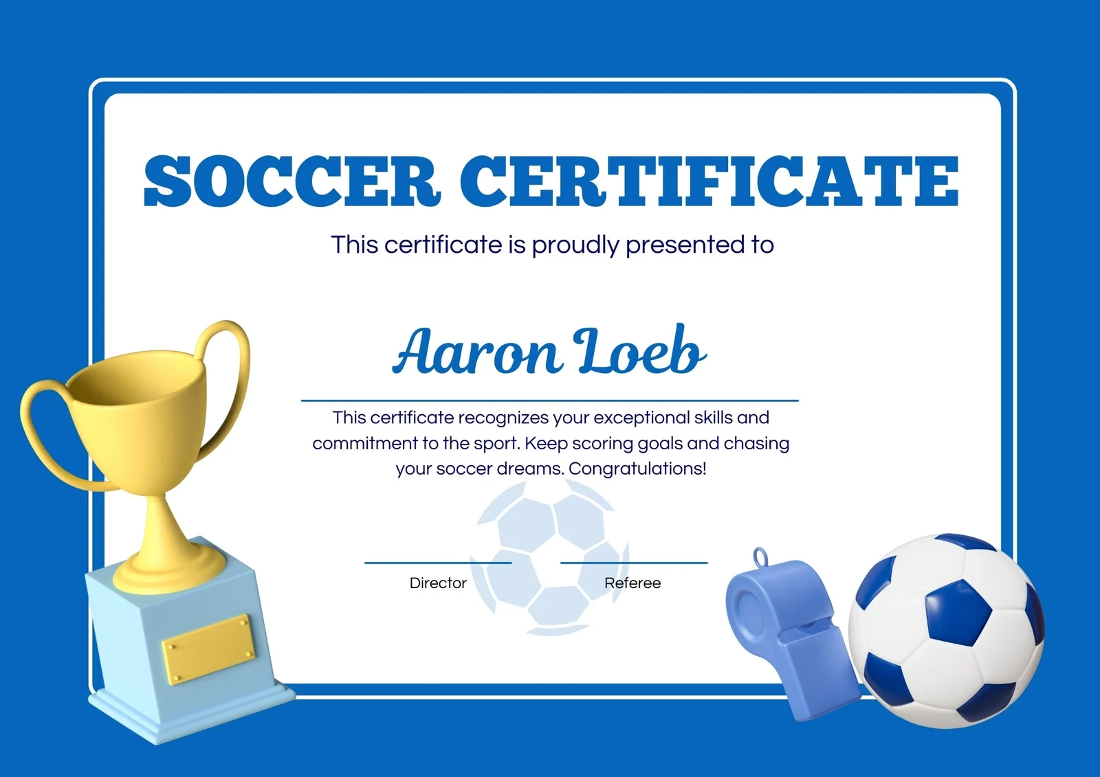 Customize 71 Football Certificates Templates Online Canva