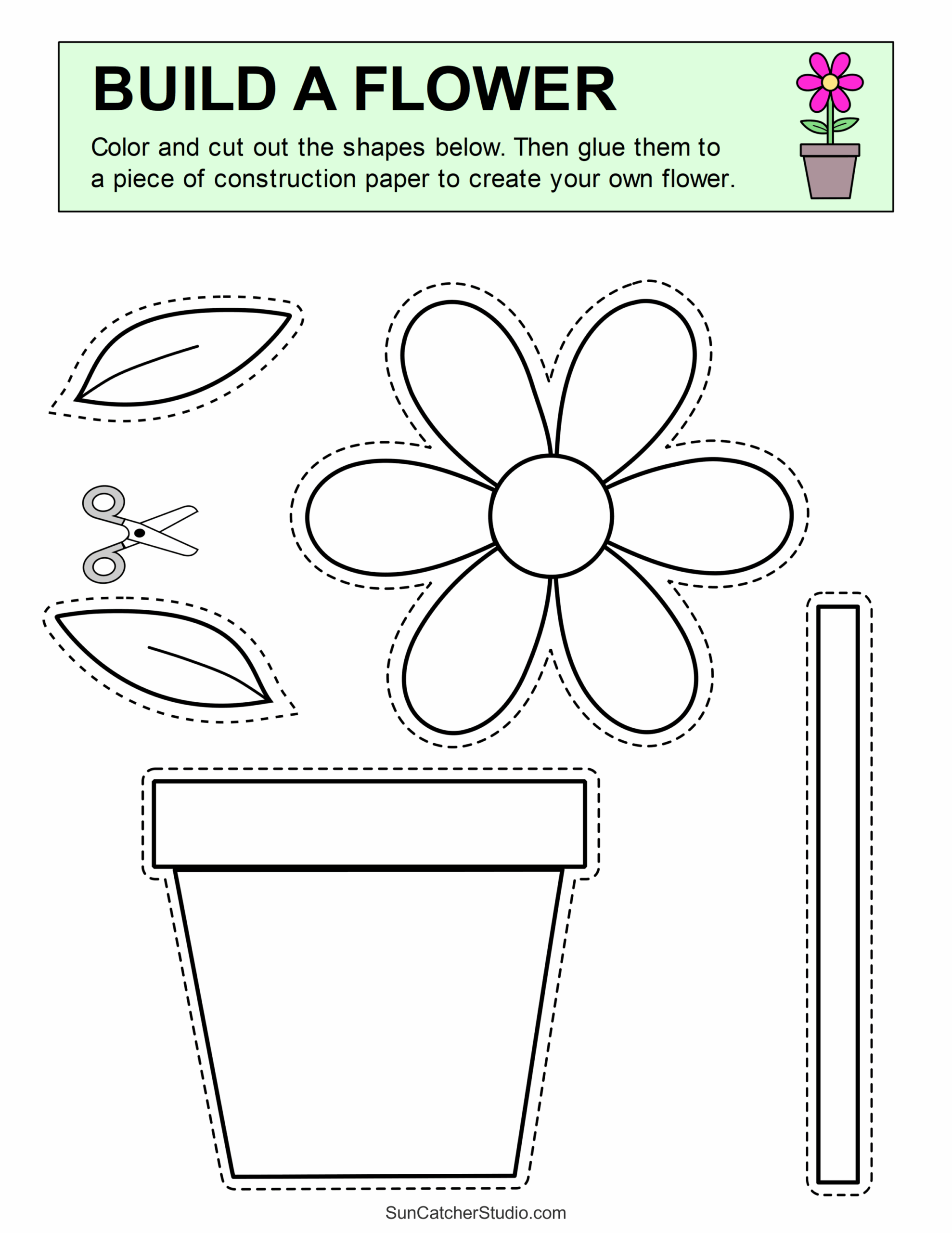 Printable Cutting And Paste Worksheets