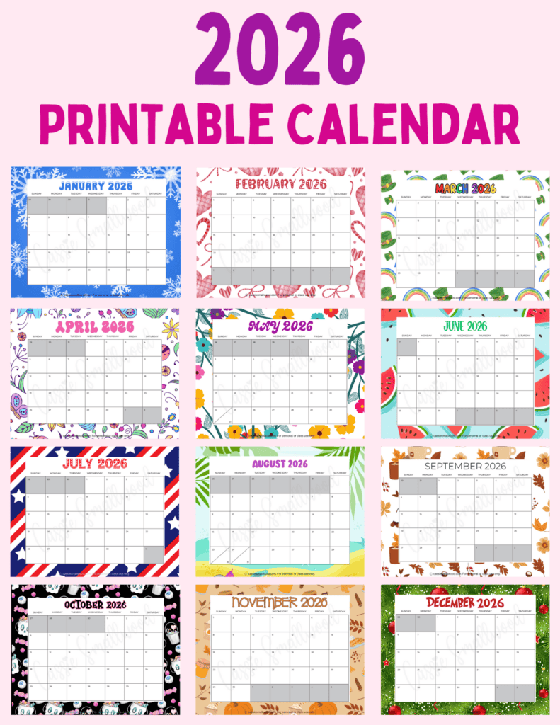 Printable November 2026 Calendar Fun