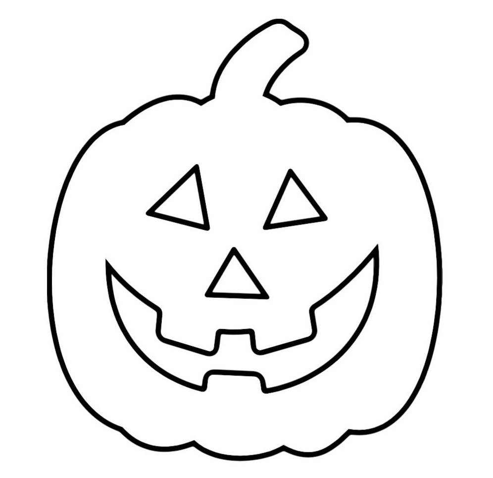 Pumpkin Coloring Template Printable