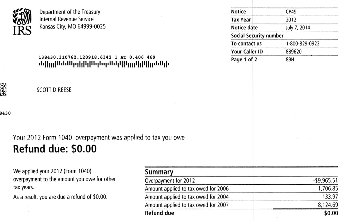 Irs Form Cvl Pen