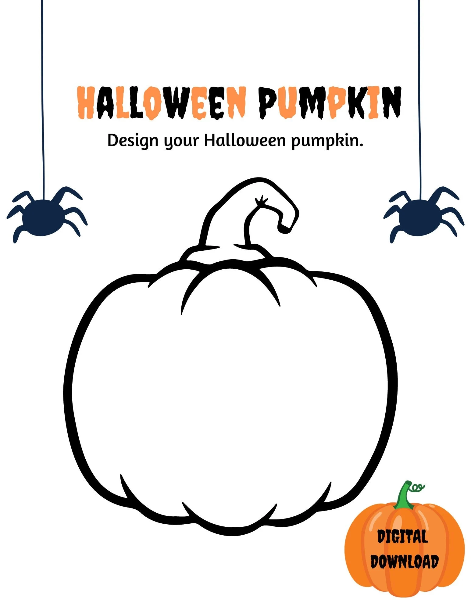 Design Your Own Pumpkin Make A Pumpkin Face Pumpkin Project 