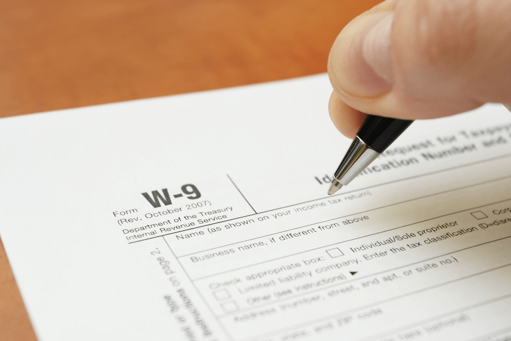 Tax Form W9 2026