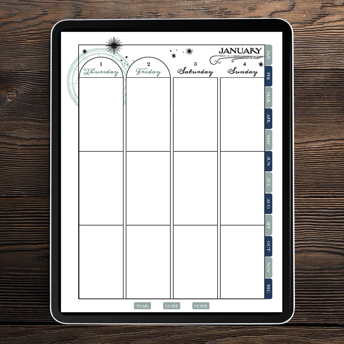 Digital Download Harry Potter Enchanted Days 2026 Weekly Planner 