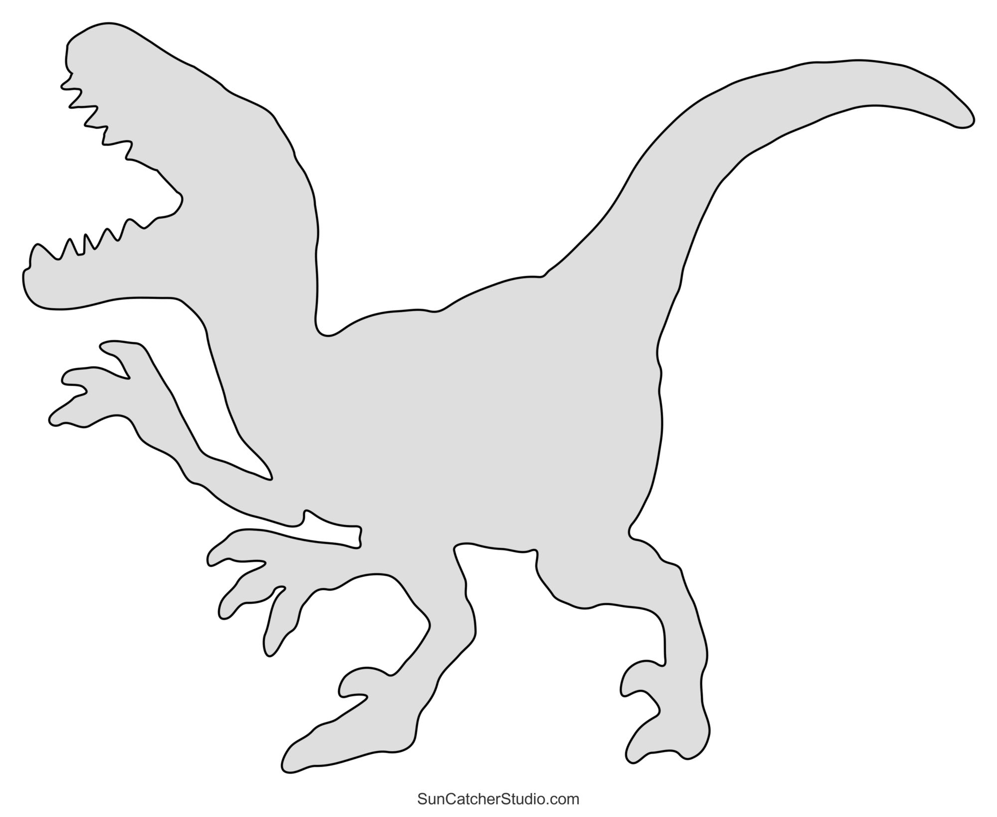 Printable Dinosaur Template
