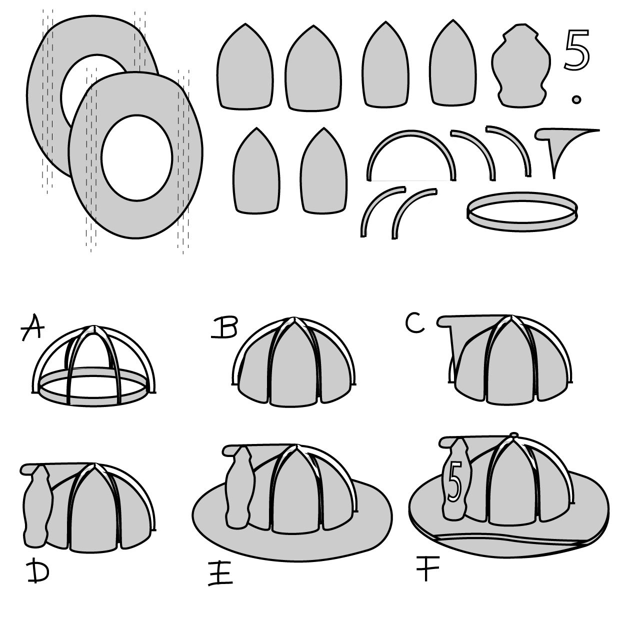 Discover 10 Fire Hat Templates And Firefighter Hats For Preschool 