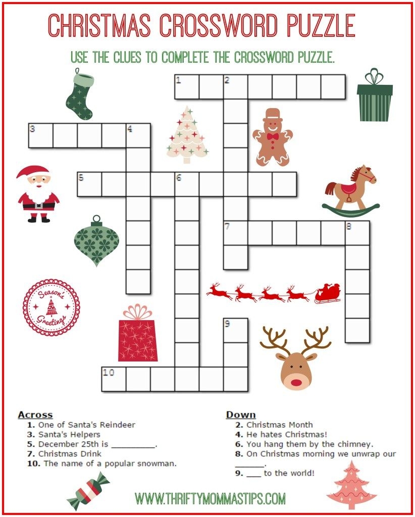 Discover 11 Christmas Crossword Puzzles And Christmas Crossword 