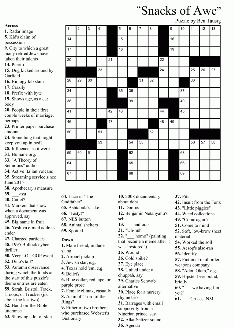 Discover 11 My Saves And Free Printable Crossword Puzzles Ideas 