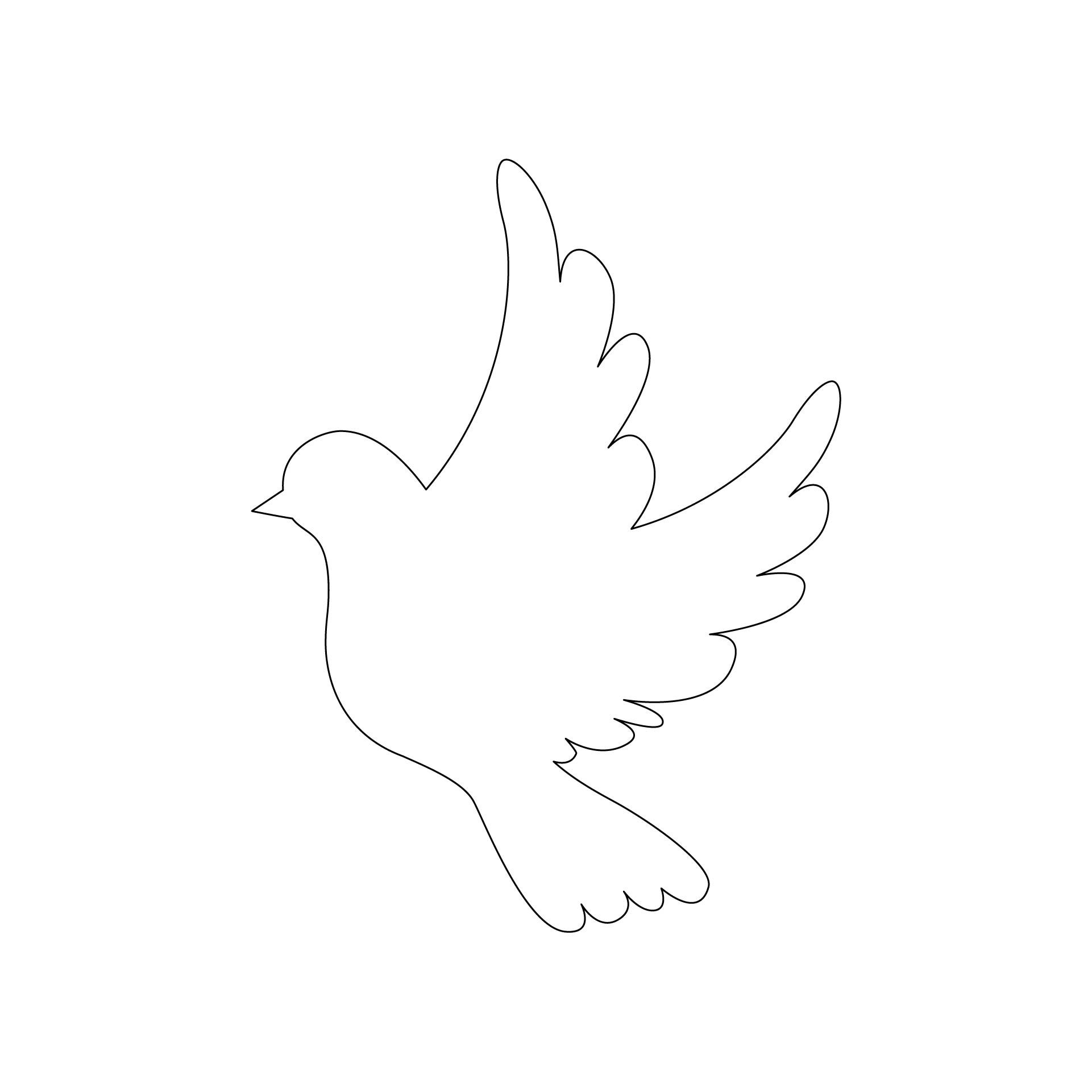 Discover 13 Dove Template And Peace Dove Template Ideas Bird 